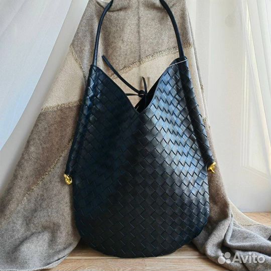 Новая женская сумка Bottega Veneta чёрная