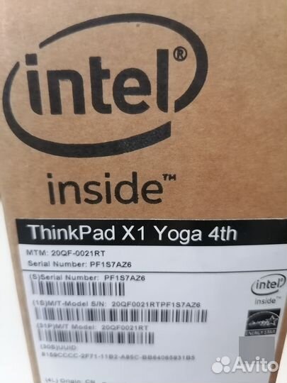 Ультрабук Lenovo ThinkPad X1 yoga Gen 4