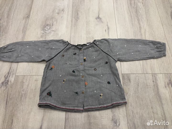 Рубашка zara 2/3 года