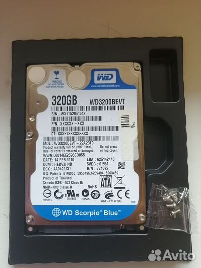 Жесткий диск для ноутбука 320GB