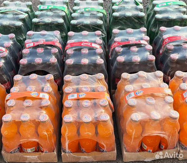 Кока-кола Фанта Спрайт Стекло пэт жб из Ирана