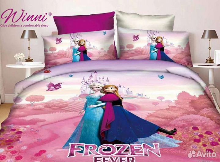 Постельное белье 1,5 детское новое