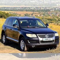 Volkswagen Touareg 3.0 AT, 2008, битый, 354 258 км, с пробегом, цена 990 000 руб.