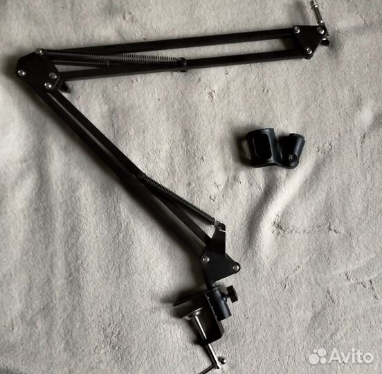 Микрофон hyperx solocast, попфильтр, пантограф