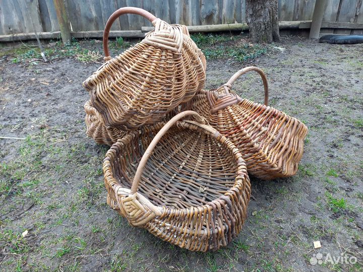 Корзины плетеные из лозы