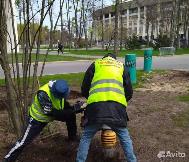 Бригады Разнорабочих Рабочих Землекопов Подсобники