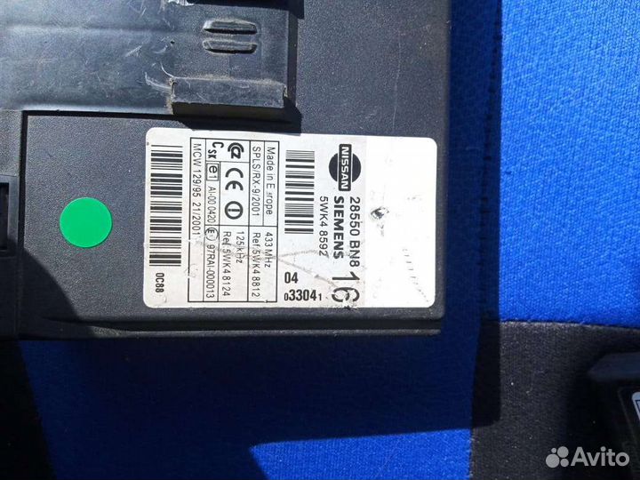 Эбу nissan almera n16