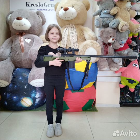 Винтовка снайпера игрушечная с оптическим прицелом