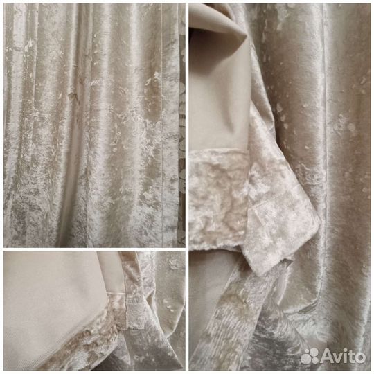 Шторы ткань премиум-бархат отрез квадрат 320-320см