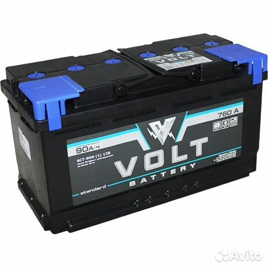 Аккумулятор автомобильный на 90 Ампер Volt