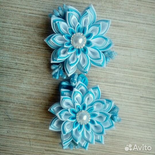 Банты, заколки, повязки ручная работа