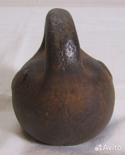 Гиря старинная, гирька На 5 фунтов Чугун №8429