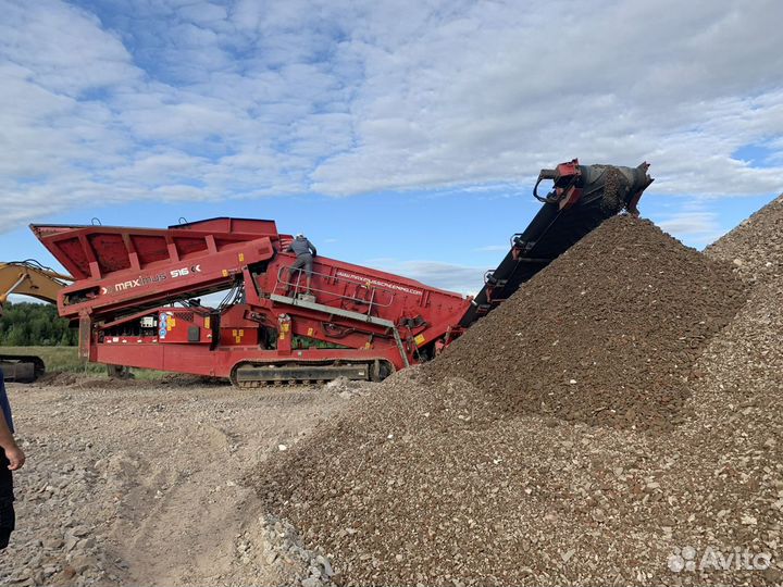 Мобильная самоходная сортировка (грохот)