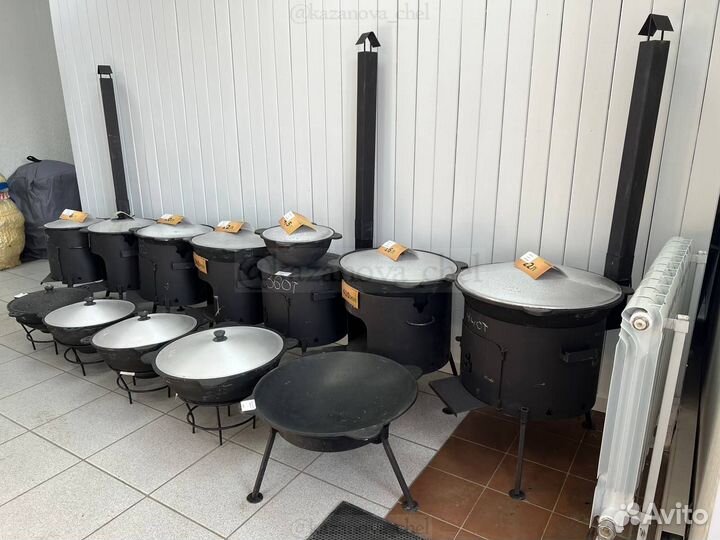 Казаны чугунные 4-22 л Печи