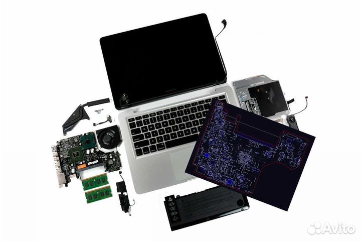 Запчасти ноутбука. Новые. С установкой и без