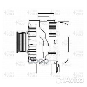 Генератор 100A LG 1906 startvolt