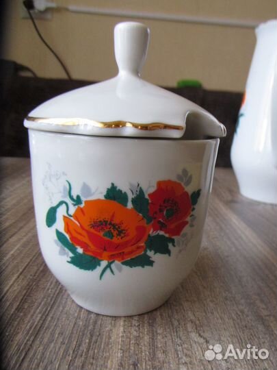 Чайный сервиз маки ГДР отдельные предметы