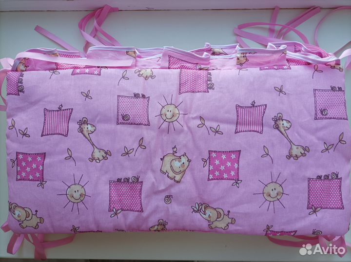 Новые бортики в кроватку