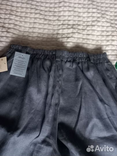 Льняные брюки женские 56/58р