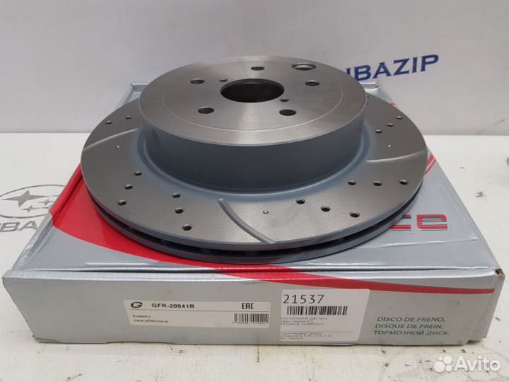 Диск тормозной задний правый Subaru Impreza Wrx