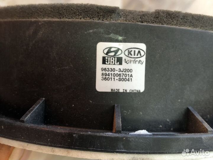 Динамик аудио колонка двери Hyundai IX55