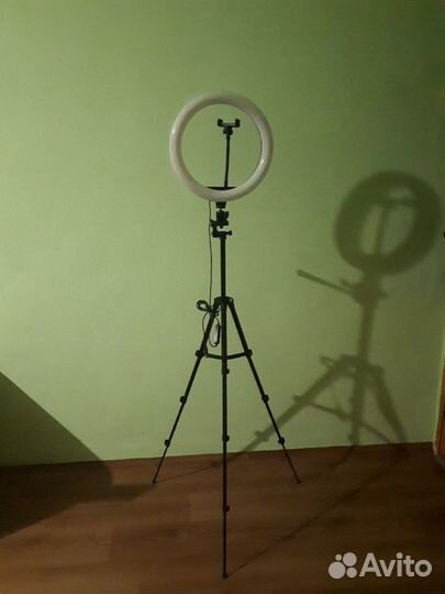 Кольцевая лампа 33 см + штатив +