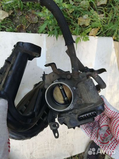 Дроссельная заслонка с впускным коллектором лансер