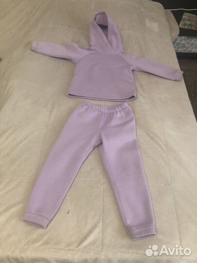 Костюм спортивный детский с начесом для девочки