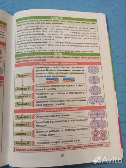 Биология, справочник в таблицах. 7-11 класс фгос