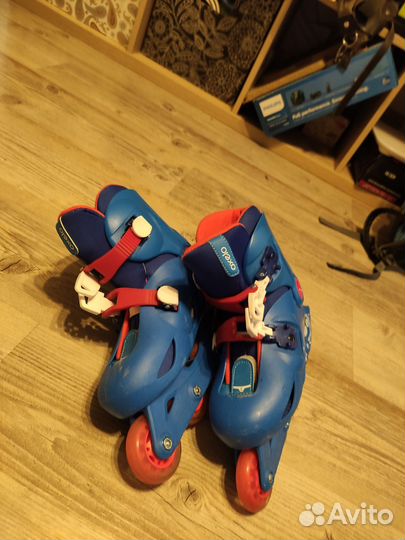 Роликовые коньки детские р. 32-34