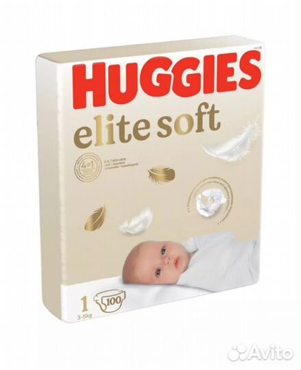 Подгузники huggies elite soft 1