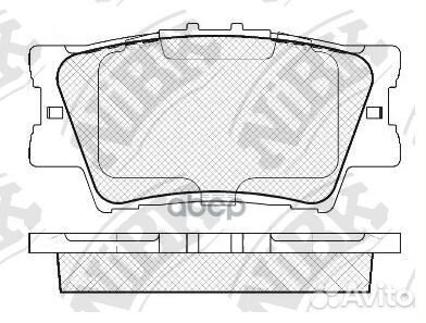 Тормозные колодки nibk PN1522 (1711030)