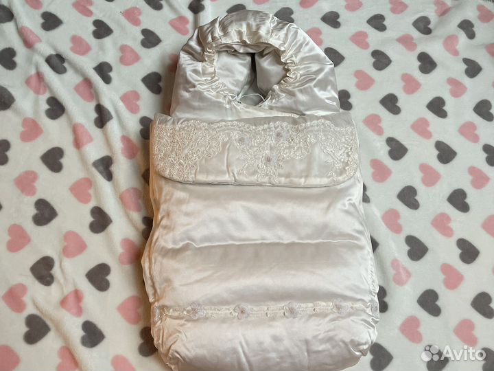 Конверт для новорожденного зимний