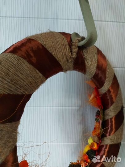 Интерьерное украшение Венок Осенний