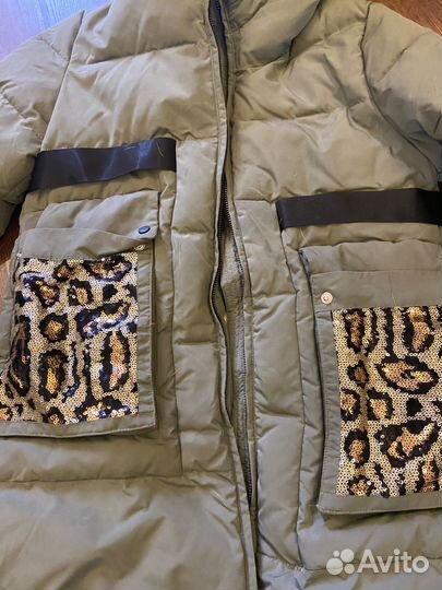 Пуховик зимний для девочки