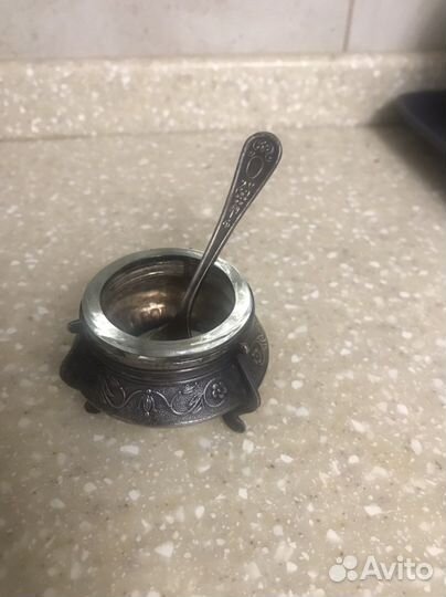 Солонка мельхиор СССР