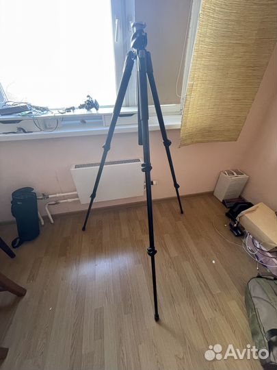 Штатив Manfrotto 055xprob с головкой (кофр в подар