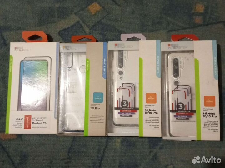 Чехол и стекло