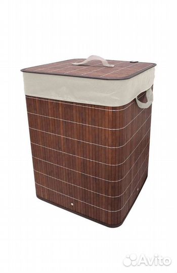 Корзина для белья из бамбука