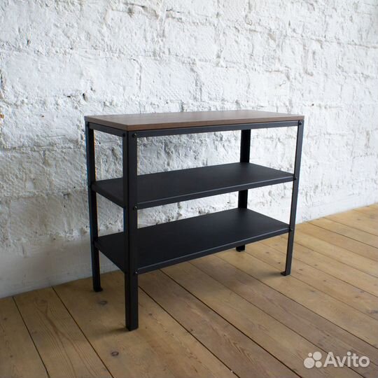 Обувница для обуви в стиле Лофт. Этажерка