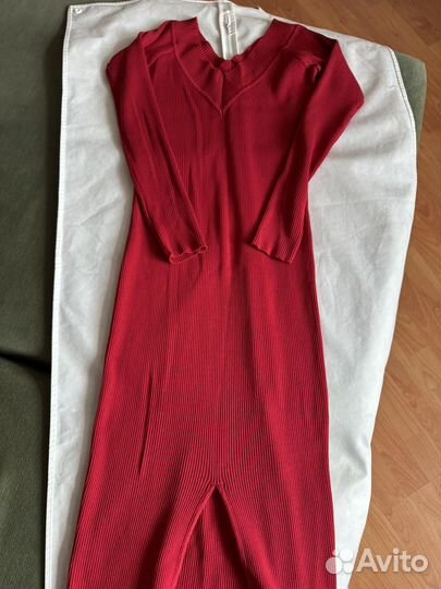 Платье лапша миди