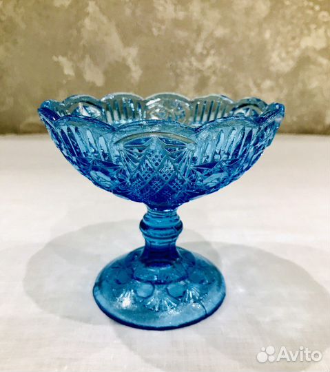 Вазы Конфетницы цветное стекло СССР