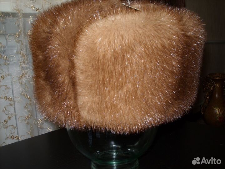 Шапка норковая комбинированная