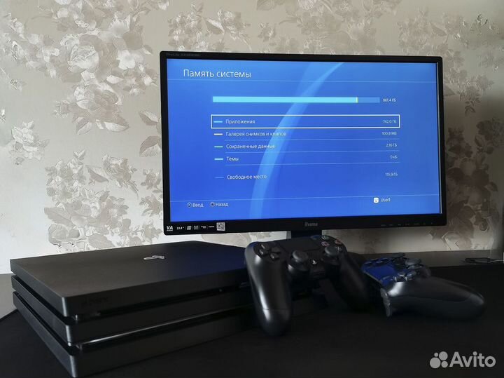 Ps4 pro (1tb) прошивка 9.00 + 2 dualshok 4