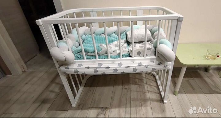 Приставная кроватка