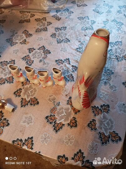 Графин с рюмками СССР