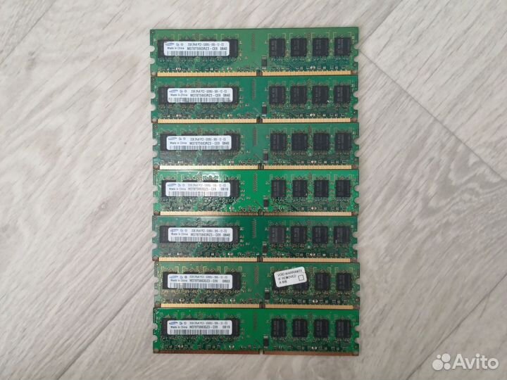 Память DDR2 2Gb 667/800 MHz (Модули по 2 Gb)