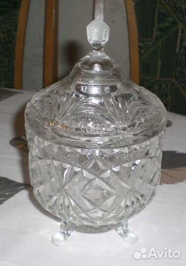 Хрустальные вазы, салатницы и пр