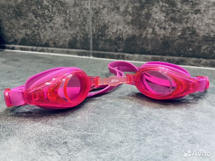 Очки для плавания розовые детские joss yj3008