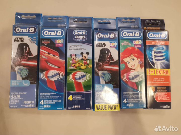 Насадки детские/взрослые Oralb Oral-b цена за 1